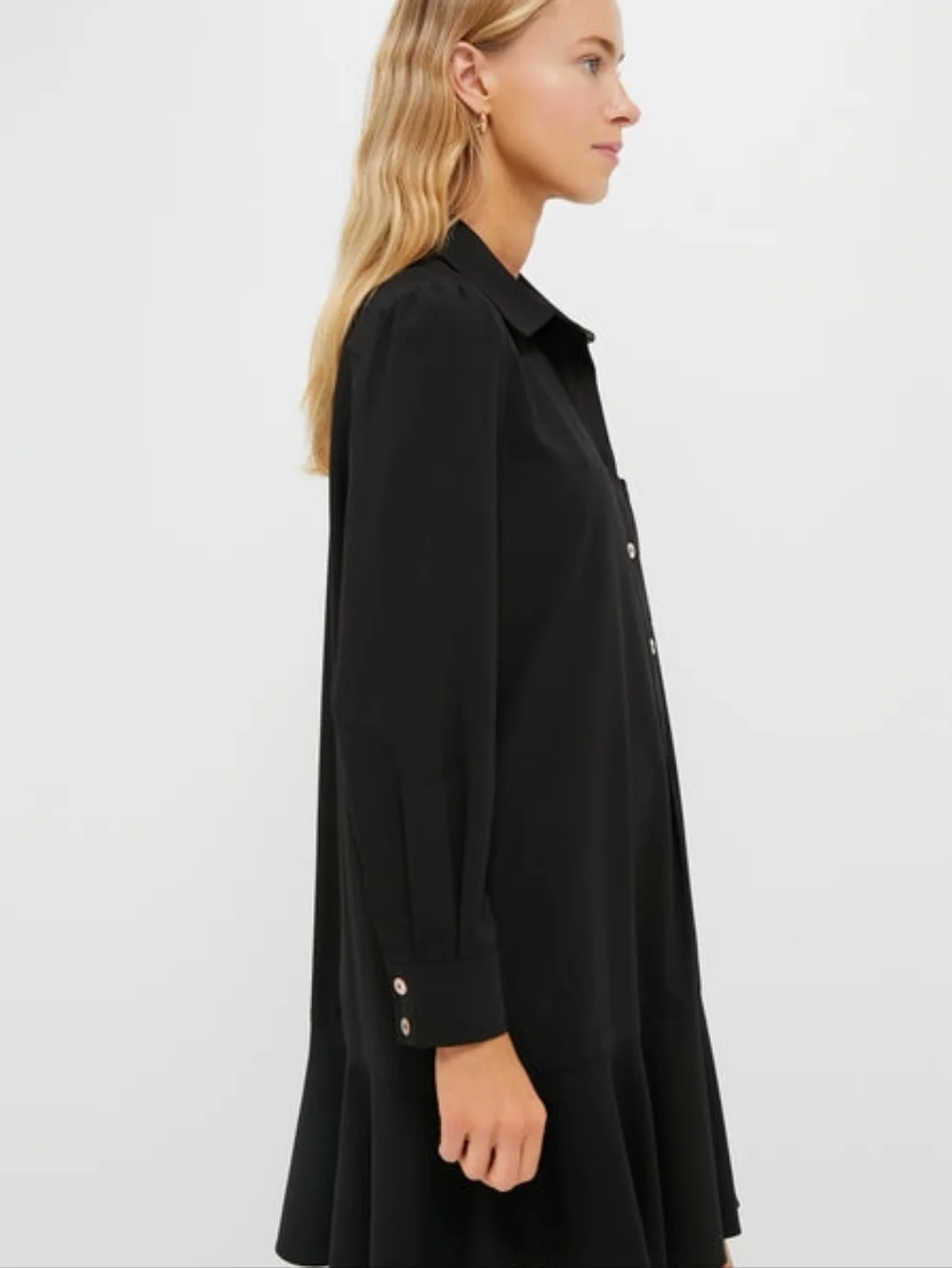 Pomander Place x Tuckernuck Callahan Shirt Dress Black Size M - Picture 5 of 15